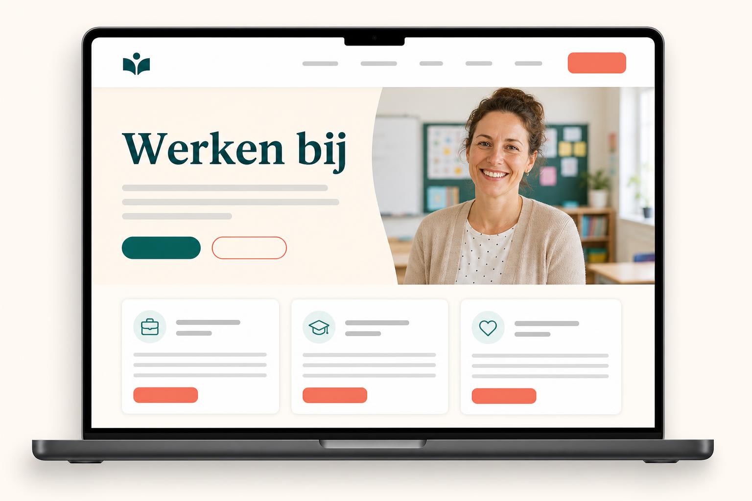 Voorbeeld werken-bij site